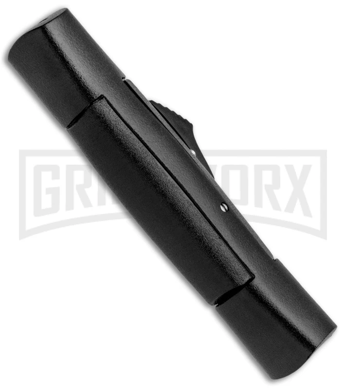 AKC 007 Concord Black OTF Automatic Knife - Dagger Gold Plain 3 AKC 007 Concord Black OTF Automatic Knife - Dagger Gold Plain - Image 3