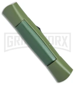 AKC 007 Concord NATO Military OD Green OTF Automatic Knife - Satin Dagger -Grindworx Shop AKC 007 Concord NATO Military OTF Auto OD Green Satin Dagger BHQ 158343 jr side large 1