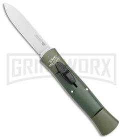 AKC 007 Concord NATO Military OD Green OTF Automatic Knife - Satin Flat