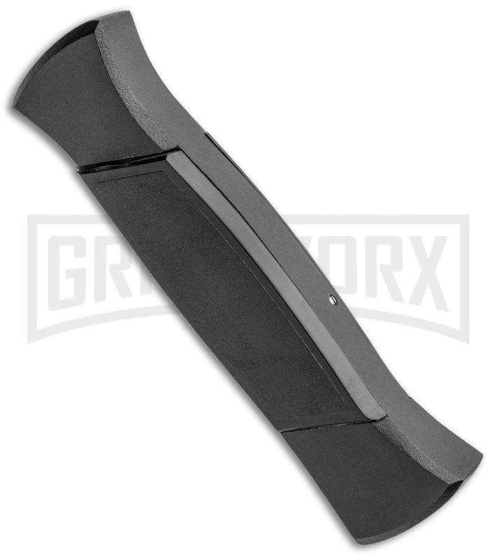 AKC 777 Blackfinger Black OTF Automatic Knife - Dagger Gold Plain 3 AKC 777 Blackfinger Black OTF Automatic Knife - Dagger Gold Plain - Image 3