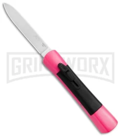 AKC Concord Hot Pink OTF Automatic Knife - Satin Plain