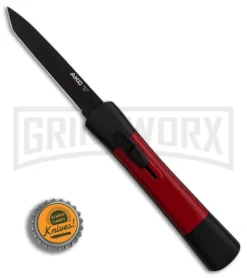 AKC Concord Black/Red OTF Automatic Knife - Tanto Black Plain 7 AKC Concord Black/Red OTF Automatic Knife - Tanto Black Plain -Grindworx Shop AKC Concord Tanto Black Red Black BHQ 90288 er bottlecap large
