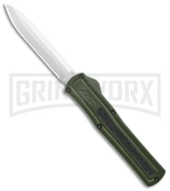 AKC F-20 OD Green D/A OTF Automatic Knife - Satin Plain
