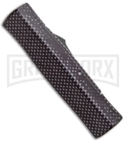 AKC Minion Concord Sim Carbon Fiber OTF Automatic Knife - Black Flat 6 AKC Minion Concord Sim Carbon Fiber OTF Automatic Knife - Black Flat -Grindworx Shop AKC Minion Concord Slim CF OTF Auto Black Flat GX 33108 jr side large