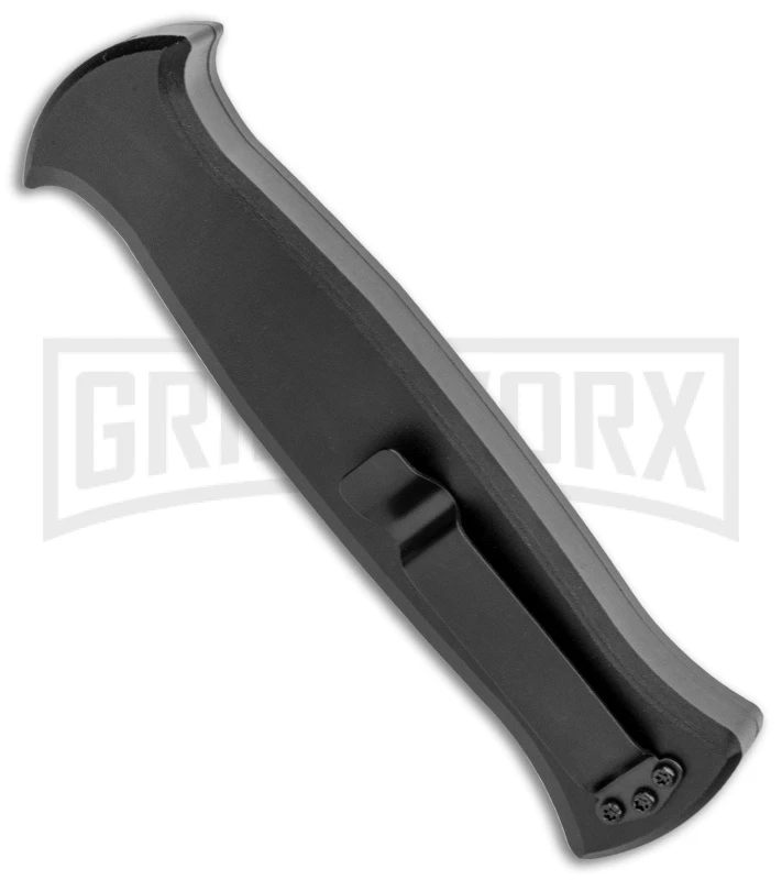 AKC X-treme EVO Black / Orange Slide OTF Automatic Knife - Black Plain 3 AKC X-treme EVO Black / Orange Slide OTF Automatic Knife - Black Plain - Image 3