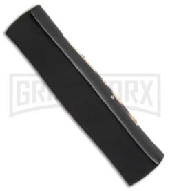 AKC Concord Red/White Skull OTF Automatic Knife - Flat Grind Black Flat -Grindworx Shop AKC minion concord cheetah black BP 19139 er side large