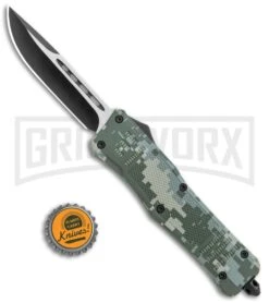 Atomic Defender Large OTF Automatic Knife Green Digi Camo - Two Tone Drop Point -Grindworx Shop Atomic Defender CP Desert Digi Camo OTF Auto OTF TT GX 22009 jr bottlecap large