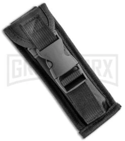 Atomic Defender Large OTF Automatic Knife Black - Serr Two Tone Dagger 8 Atomic Defender Large OTF Automatic Knife Black - Serr Two Tone Dagger -Grindworx Shop Atomic Defender Dagger Black OTF Auto TT Serr GX 19059 jr sheath large