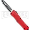 Atomic Defender Large OTF Automatic Knife Red - Two Tone Dagger