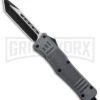 Atomic Defender Large OTF Automatic Knife Gray - Two Tone Tanto