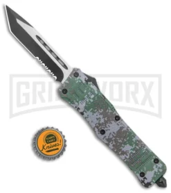 Atomic Defender Large OTF Auto Grey Digi Camo - Two Tone Tanto, Serr -Grindworx Shop Atomic Defender Large OTF Auto Gray Digi Camo TT Tanto Serr GX 38224 jr bottlecap large