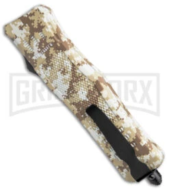 Atomic Defender Medium Tan Digi Camo OTF Automatic Knife - Two Tone Plain 6 Atomic Defender Medium Tan Digi Camo OTF Automatic Knife - Two Tone Plain -Grindworx Shop Atomic Defender Medium OTF Auto Tan Digi Camo Plain TT GX 38997 jr side large