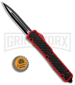 Atomic Slim Dagger Red D/A OTF Sim Carbon Fiber - Dagger Plain -Grindworx Shop Atomic Defender Red DA OTF Sim CF Dagger Plain GX 34179 jr bottlecap large