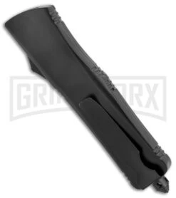 Atomic Lance Dagger Black OTF Automatic Knife - Two Tone Plain -Grindworx Shop Atomic Lance Dagger Black OTF Auto TT GX 35347 jr side large