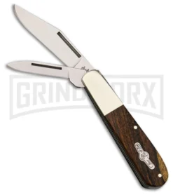 Bear & Son Kodiak Barlow Desert Ironwood Pocket Knife - Satin Plain