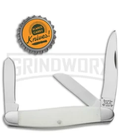 Bear & Son WSB18 White Smooth Bone Medium Stockman Pocket Knife 7 Bear & Son WSB18 White Smooth Bone Medium Stockman Pocket Knife -Grindworx Shop Bear Son Medium Stockman White Smooth Bone WSB18 BHQ 74495 jr bottlecap large