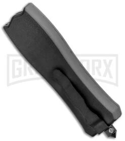 Belly Button Black OTF Automatic Knife - Black Plain -Grindworx Shop Belly Button Black OTF Auto Black SB023BK GX 33876 jr side large