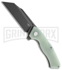 Bestech Knives Jade G-10 Rockface Knife - Liner Lock Black D2