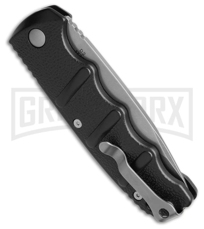 Boker Kalashnikov Black Automatic Knife - Drop Point Bead Blast Plain 3 Boker Kalashnikov Black Automatic Knife - Drop Point Bead Blast Plain - Image 3