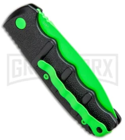 Boker Kalashnikov Automatic Knife - D2 Dagger Electric Green Plain -Grindworx Shop Boker Kalashnikov Black Widow Green jr side large 1