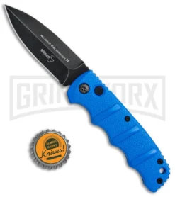 Boker Kalashnikov Blue Automatic Knife - Dagger Smokewash Plain -Grindworx Shop Boker Kalashnikov Dagger Auto Blue Black 01KALS32N BHQ 75530 jr bottlecap 2 large 1