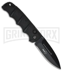Boker Left Hand Kalashnikov Black Automatic Knife - Dagger Black Plain