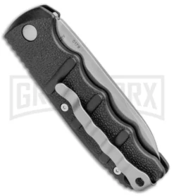Boker Kalashnikov Automatic Knife - Sheepsfoot Stonewash Plain -Grindworx Shop Boker Kalashnikov Modified Sheepsfoot Auto Black SW 01KALS52NSOI BHQ 95956 jr side large