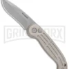 Boker Magnum Speedmaster Champagne Automatic Knife - Bead Blast Plain