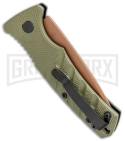 Boker Mini Strike Automatic Knife Black - Drop Point Copper Plain 6 Boker Mini Strike Automatic Knife Black - Drop Point Copper Plain -Grindworx Shop Boker Mini Strike Auto OD Green Copper 01BO438NSOI BHQ 99631 jr side large