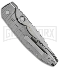 Boker Plus Sulaco Titanium Folding Knife - Stonewash Plain -Grindworx Shop Boker Plus Ram Maramba Sulaco Ti SW 01BO034 BHQ 67851 jr side large