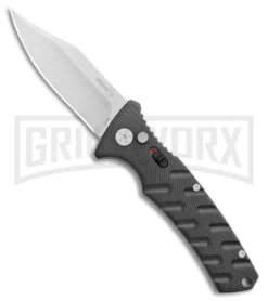 Boker Plus Strike Automatic Knife - Bowie Stonewash Plain