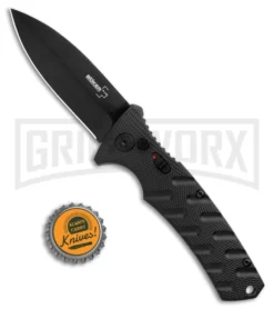 Boker Plus Strike Manual Knife - Dagger Black Plain -Grindworx Shop Boker Plus Strike Dagger Auto Black Black 01BO428NSOI BHQ 97035 jr bottlecap large 1