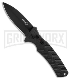 Boker Plus Strike Automatic Knife - Dagger Black Plain