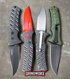 Boker Plus Black Widow Strike Automatic Knife - Drop Point Red 11 Boker Plus Black Widow Strike Automatic Knife - Drop Point Red -Grindworx Shop Boker Plus Strike Drop Point Automatic Knife OD Green Black D2 BHQ 97033 kp canvas bag web large 1
