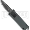 Boker Plus USB OTF Black Automatic Knife Aluminum - Gray SW Plain