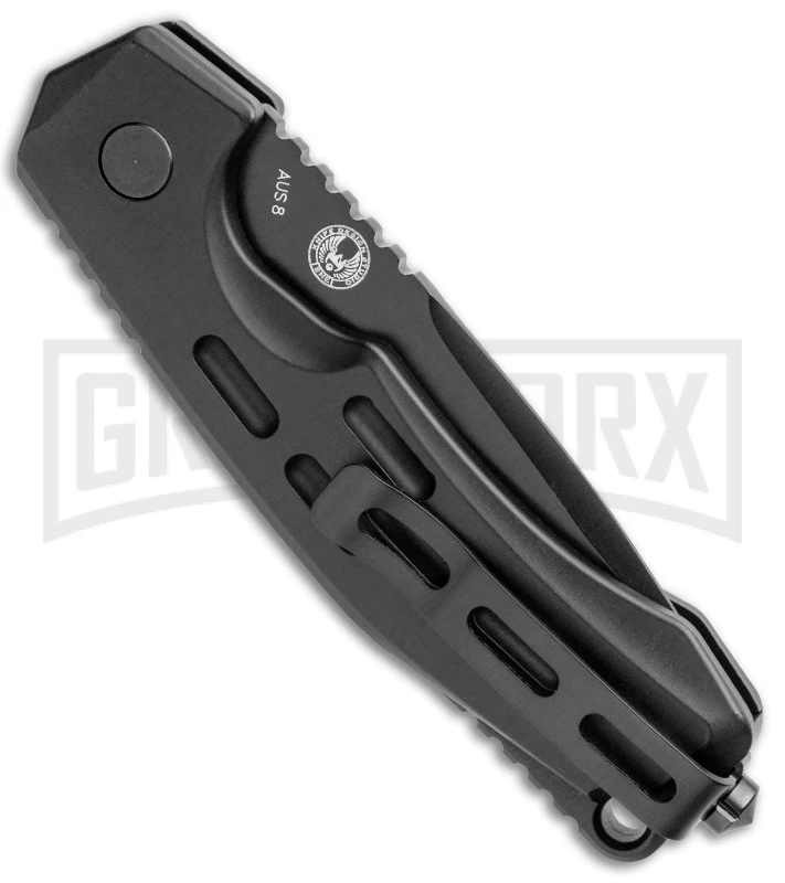 Boker Thunder Storm Automatic Knife Black - Black Plain 3 Boker Thunder Storm Automatic Knife Black - Black Plain - Image 3