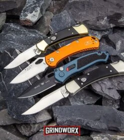 Buck Knives Buck 110 Elite Automatic Black G-10 Lockback Knife - Satin Plain -Grindworx Shop Buck 110 Elite Automatic Lockback Knife Black G 10 S30V Satin BHQ 79345 kp rocks web large