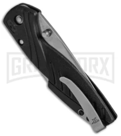 Buck Knives Buck 365 Rival II Black Lock Back Knife - Stonewash Plain 6 Buck Knives Buck 365 Rival II Black Lock Back Knife - Stonewash Plain -Grindworx Shop Buck 365 Rival II LB SW 0365BKS B BHQ 51759 jr side large