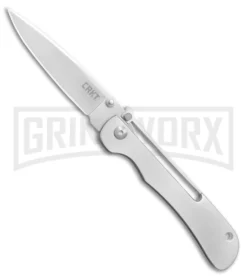 CRKT Crawford Offbeat Lockback Knife - Satin Drop Point