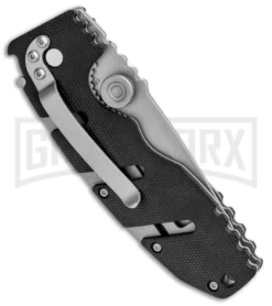 CRKT Ryan Seven Folding Knife - Bead Blast Serr 6 CRKT Ryan Seven Folding Knife - Bead Blast Serr -Grindworx Shop CRKT Ryan Seven LL BB Serr 6813 BHQ 87018 jr side large