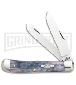 Case Cutlery Gray Bone Trapper Knife - Polish Plain
