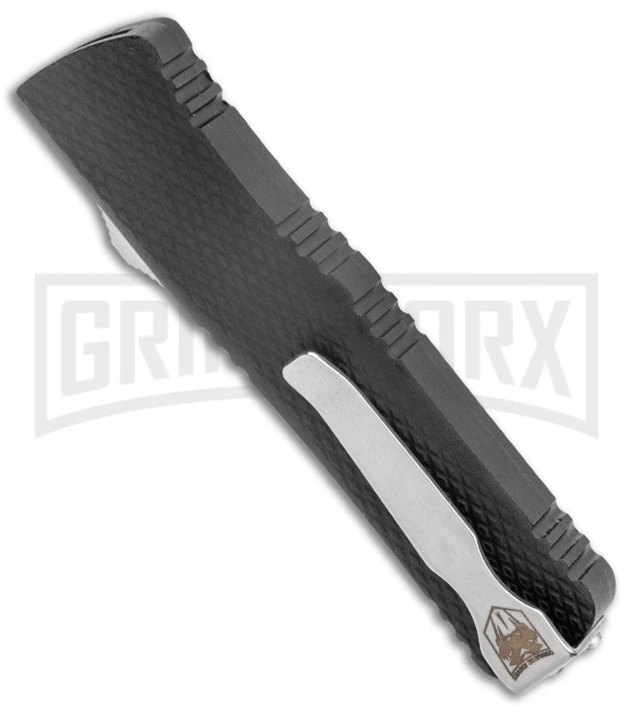 CobraTec Knives California Legal OTF Knife Black - Tanto Plain 3 CobraTec Knives California Legal OTF Knife Black - Tanto Plain - Image 3