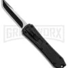 Coffin Blaster Tactical Black DA/OTF Automatic Knife - Tanto Two-Tone