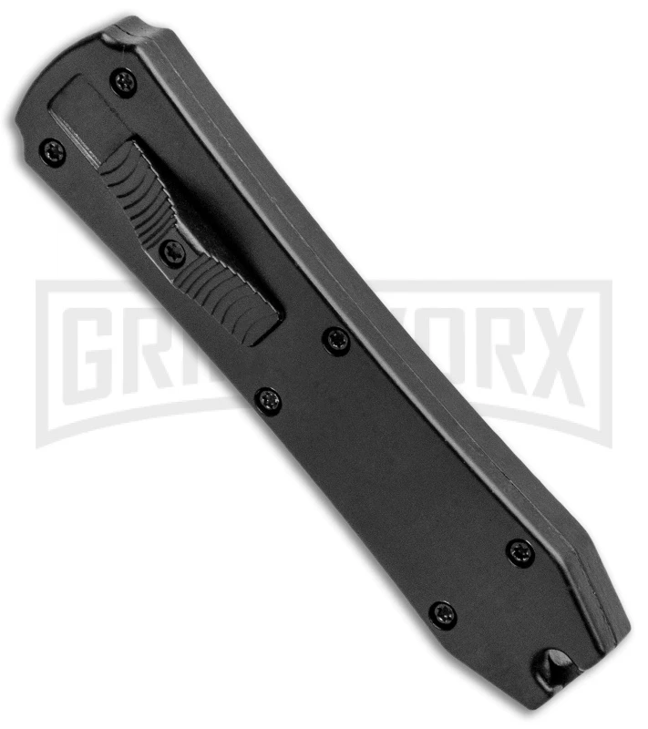 Coffin Blaster Tactical Black DA/OTF Automatic Knife - Tanto Two-Tone 2 Coffin Blaster Tactical Black DA/OTF Automatic Knife - Tanto Two-Tone - Image 2