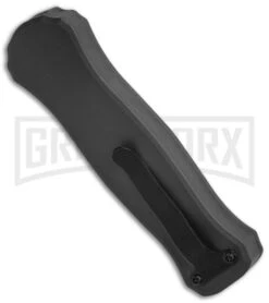 Coffin Blaster Tactical Black DA/OTF Automatic Knife - Dagg Two-Tone -Grindworx Shop Coffin Blaster Tactical Black DA OTF Auto Dagger TT GX 37877 jr side large