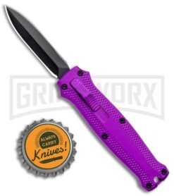 Coffin Blaster Textured Purple DA/OTF Automatic 440 Knife (2" Black Satin) 7 Coffin Blaster Textured Purple DA/OTF Automatic 440 Knife (2" Black Satin) -Grindworx Shop Coffin Blaster Textured Purple DA OTF Auto 440 Black GX 37636 jr bottlecap large