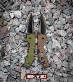 Cold Steel AK-47 OD Green G-10 Folding Knife - Black Plain -Grindworx Shop Cold Steel AK 47 Lockback Knife FDE G 10 Black S35VN 58MVF BHQ 35180 kp rocks web large