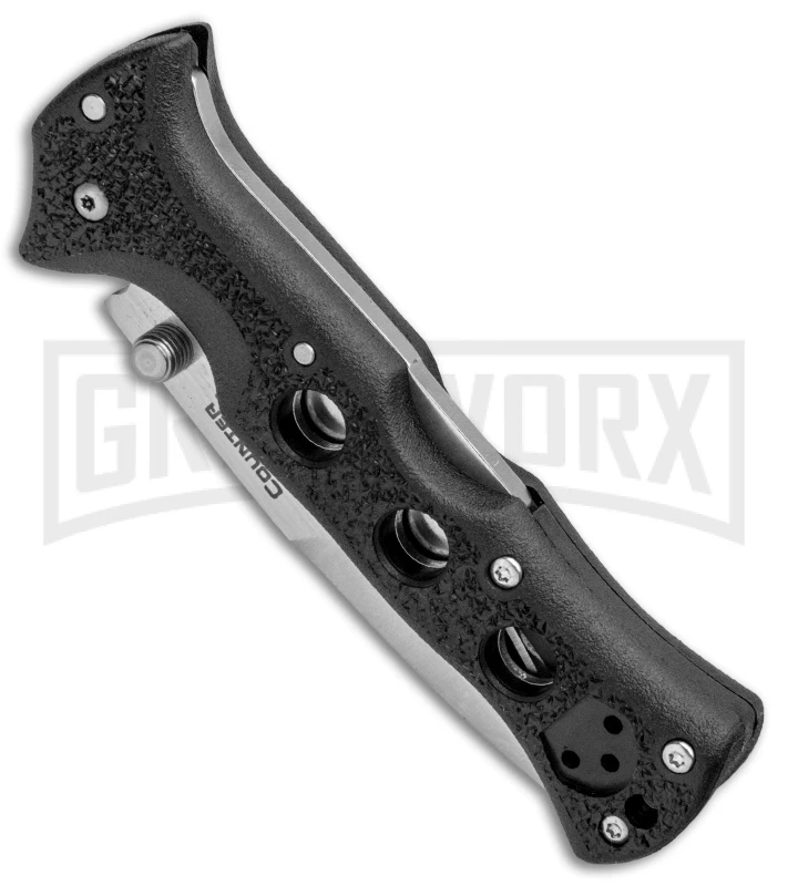 Cold Steel Counter Point II Black Polymer Lockback Knife Satin Plain 2 Cold Steel Counter Point II Black Polymer Lockback Knife Satin Plain - Image 2