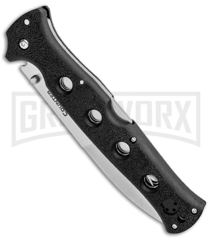 Cold Steel Counter Point XL Folding Knife - Satin Plain AUS-10A 2 Cold Steel Counter Point XL Folding Knife - Satin Plain AUS-10A - Image 2