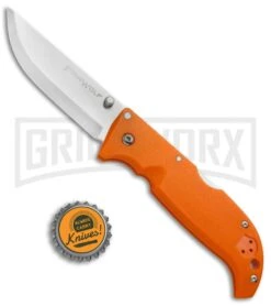 Cold Steel Blaze Orange Finn Wolf Lockback Knife - Satin Plain 7 Cold Steel Blaze Orange Finn Wolf Lockback Knife - Satin Plain -Grindworx Shop Cold Steel Finn Wolf LB Blaze Orange 20NPRYZ BHQ 51987 jr bottlecap 2 large